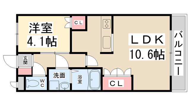 間取り図 カウンターキッチン 間取り図