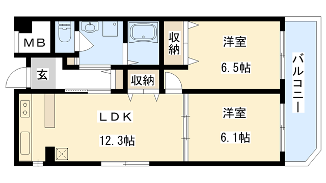 間取り図 21番1号 間取り図