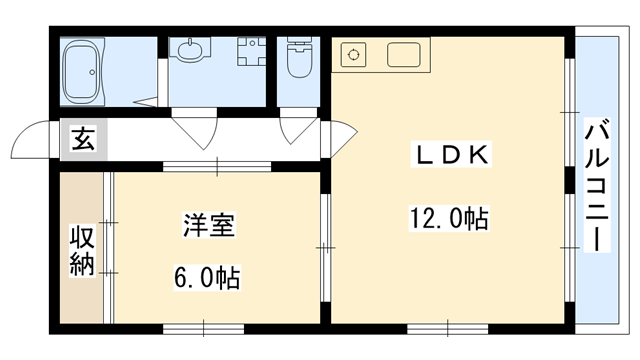 間取り図 (Ⅰ号棟:12-34)(Ⅱ号棟:12-32) 間取り図