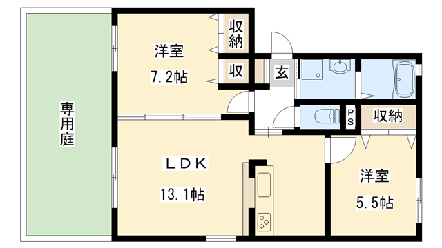 間取り図 24番2の2(家屋番号) 間取り図