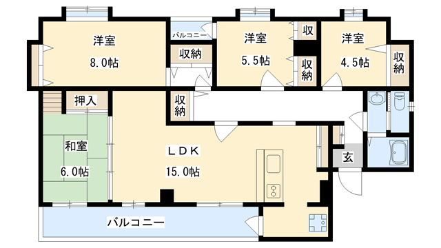 間取り図 53番3の2 間取り図