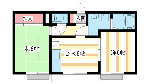 間取り図 1号室、3号室間取り違い。 間取り図