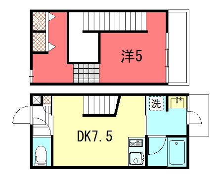 間取り図 メゾネット 間取り図