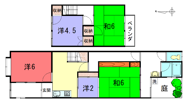 間取り図 未登記部分有 間取り図
