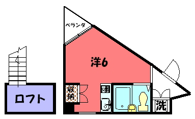 間取り図 ロフト2帖 間取り図