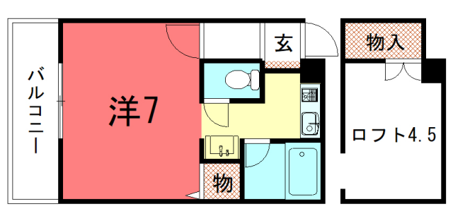 間取り図 ロフト4帖 間取り図
