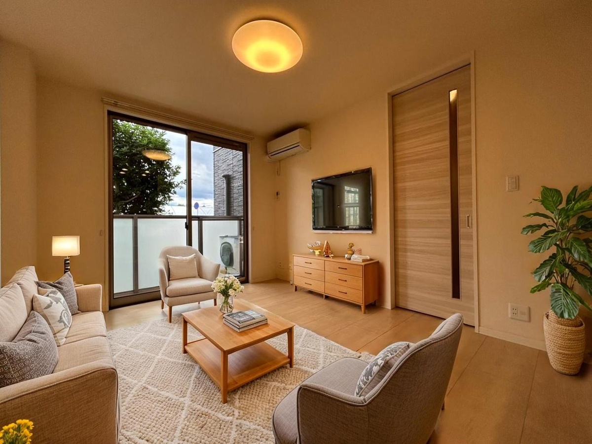 リビング ※家具等はCGのため、実際には付属しておりません。イメージとしてご参考く 写真3