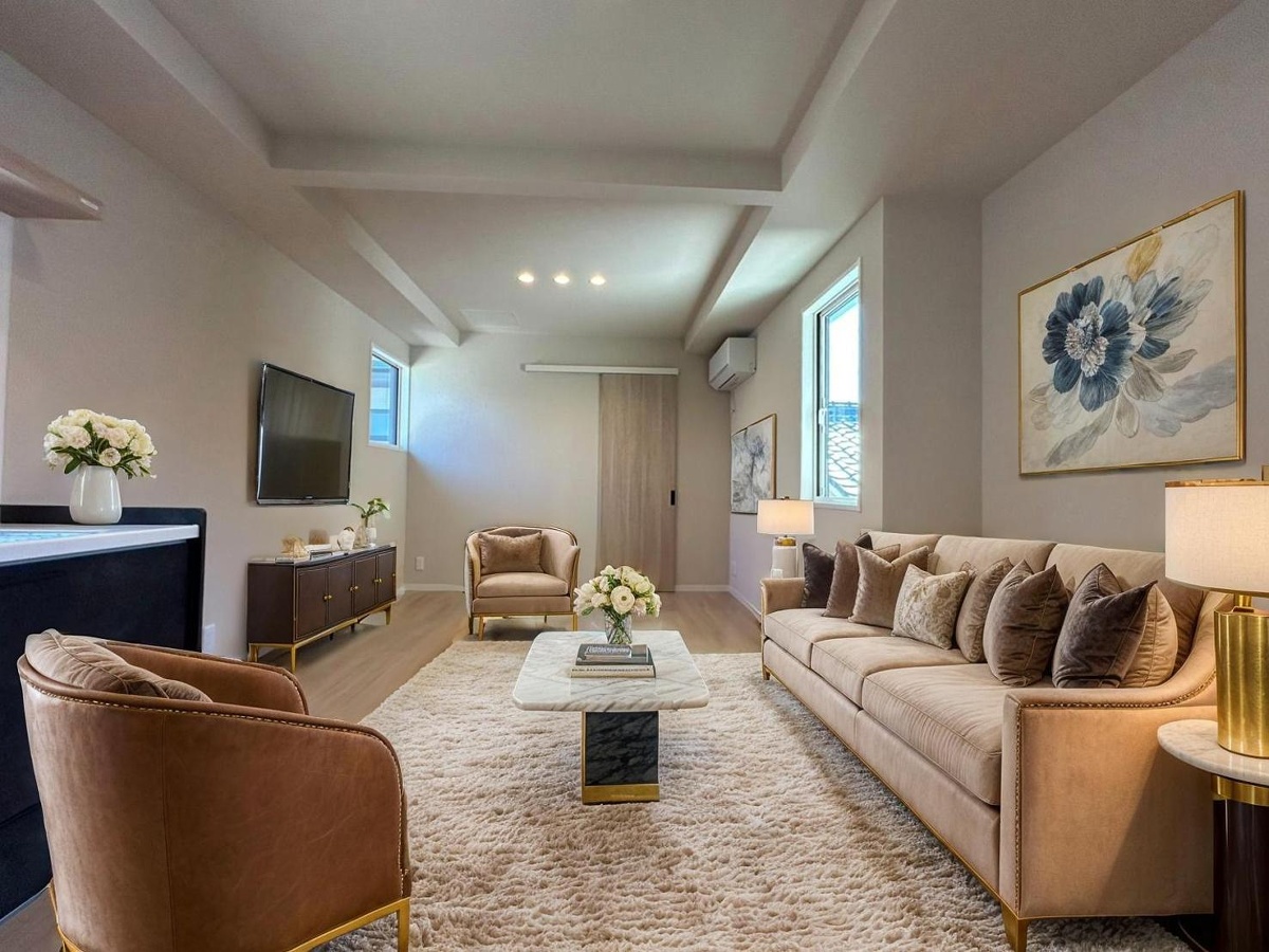 リビング ※家具等はCGのため、実際には付属しておりません。イメージとしてご参考く 写真3