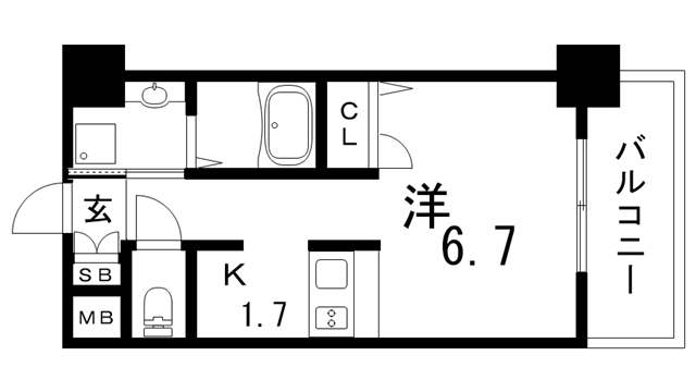 間取り図 他の階、他のタイプにも空有り 間取り図