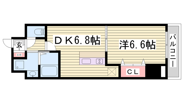 間取り図 その他カウンターKの間取りタイプ有 間取り図