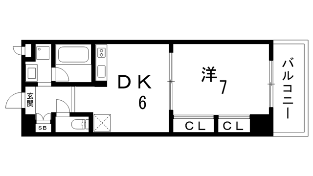 間取り図 その他カウンターKの間取りタイプ有 間取り図