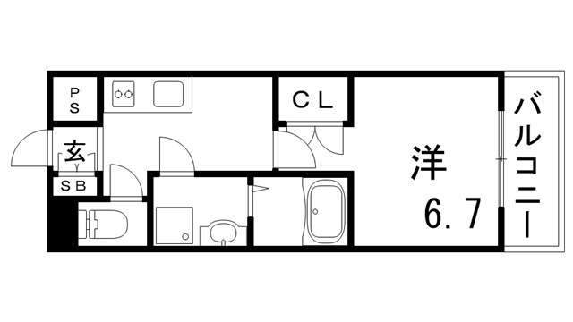 間取り図 フローリング及び建具・偶数階ナチュラル色・奇数階ダーク色 間取り図