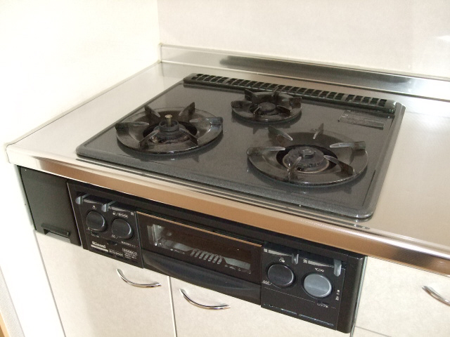 キッチン 3口ガスコンロ グリル付 写真5