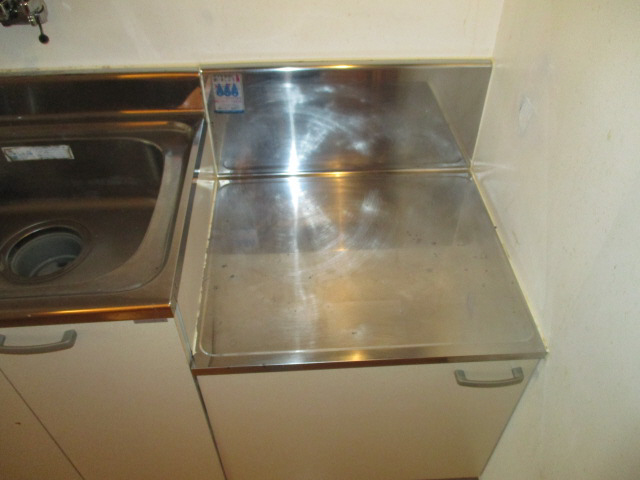 キッチン ガスコンロ置き場 写真4