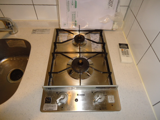キッチン 二口ガスコンロ 写真4