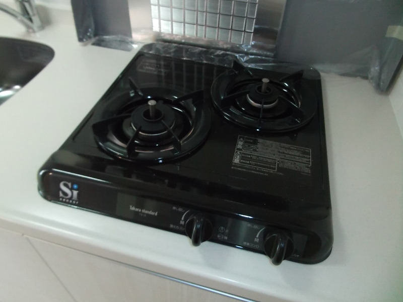 キッチン 二口ガスコンロ 写真3