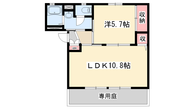 間取り図 1LDKにリフォーム済み 間取り図要修正! 間取り図